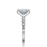 Pierścionek z dużym diamentem białe złoto SBP_038 Pierścionek z dużym diamentem białe złoto SBP_038